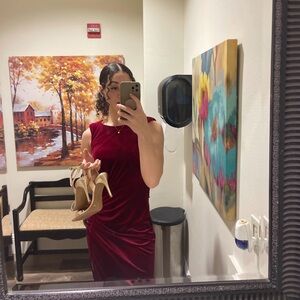 Azazie Blair Velvet Dress